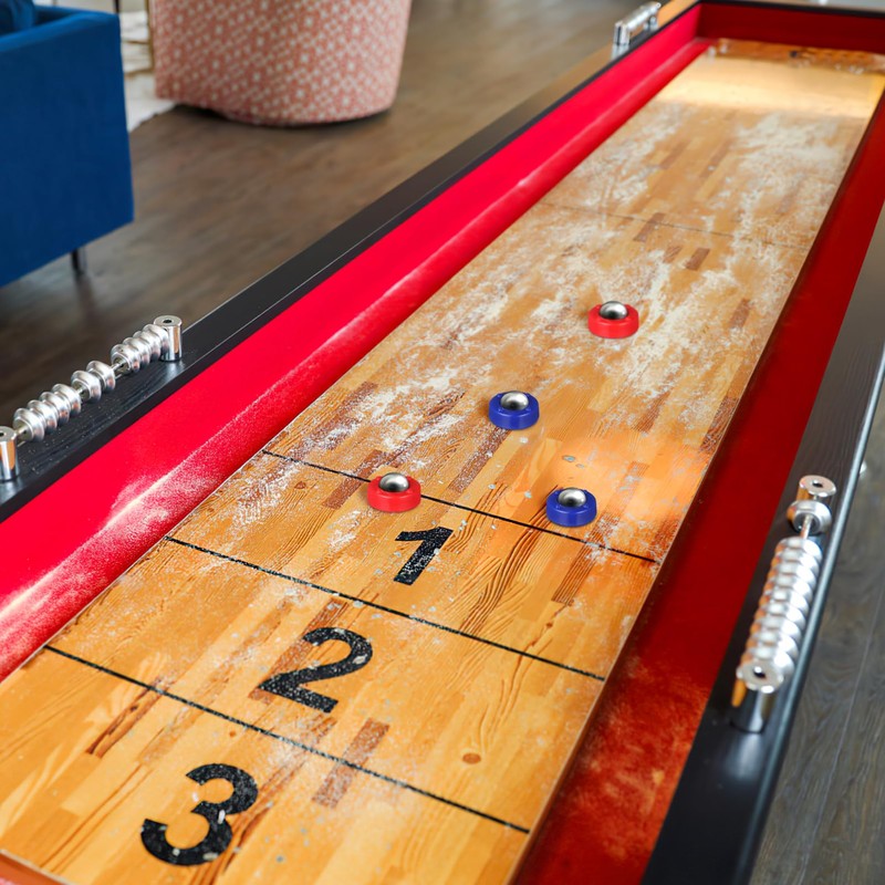 Abaodam Mini Shuffleboard Replacement Pucks ShuffleBoard Rollers Set Desktop Sliding