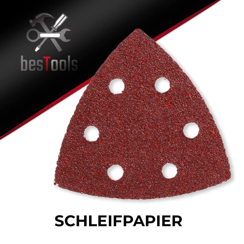 bestTools Delta Sandpaper 93 mm - 66-Piece Set | Universally