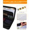 Hontom Accordion File Organizer,13 Pockets Fireproof Expanding File Folder with