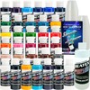 30 Color Transparent Airbrush Paint Set, 2 oz. Bottles