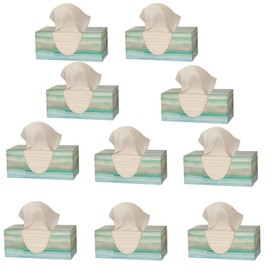 Facial Tissues with Soothing Lotion, Family Size Boxes, Multi-Room Use - (10 Pack, Flat Boxes)