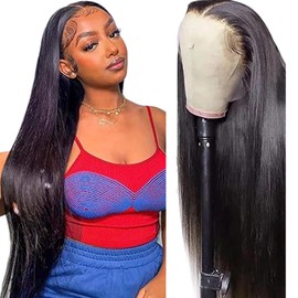 2 GS 13X6 1B ST Lace Frontal Human Hair Wig 22 Inch