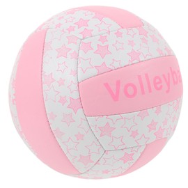 SUPVOX Pelota De Voleibol Interior Suave - Pelota Deportiva De Gimnasia Para Ejercitar y Examen De Ingreso - Rosa De Polivinilo