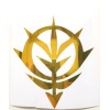Mobile Suit Bandai Gundam Zeon Emblem Logo Gold Sticker Vinyl