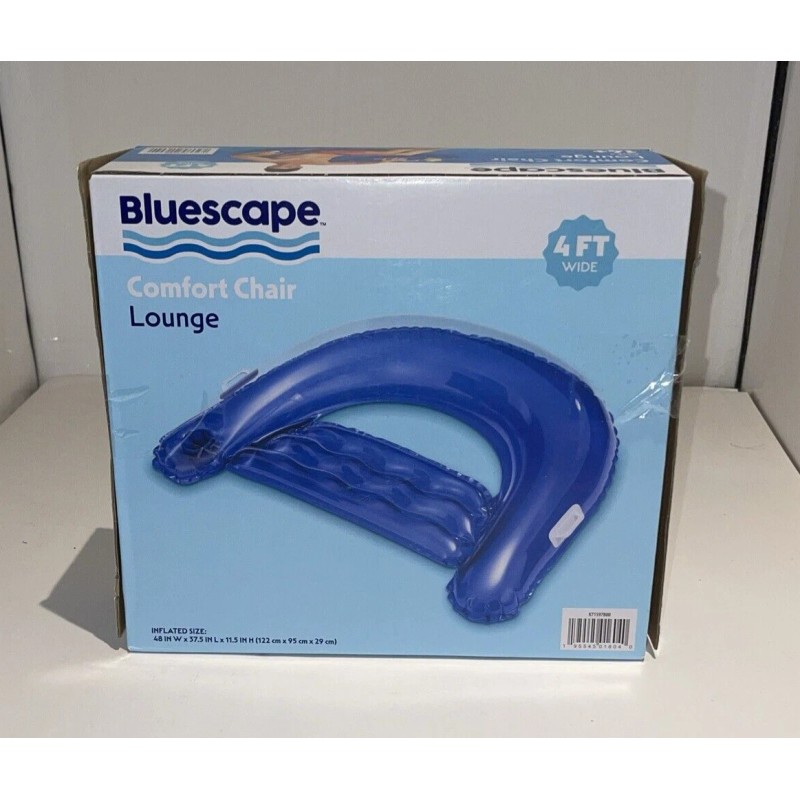 POLYGROUP PACIFIC LIMITED Bluescape Inflatable Comfort Chair Lounge Pool Float,