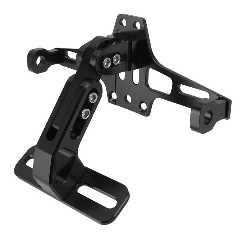 Motorcycle License Plate Bracket CNC Aluminium Alloy Universal Adjustable Motorcycle