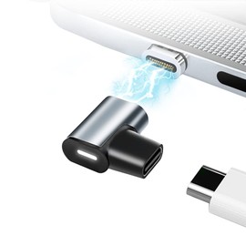 aucon, Magnetic USB C Adapter, 24Pins Type C Connector, PD 100W Fast Charging 10Gbs Data Transfer