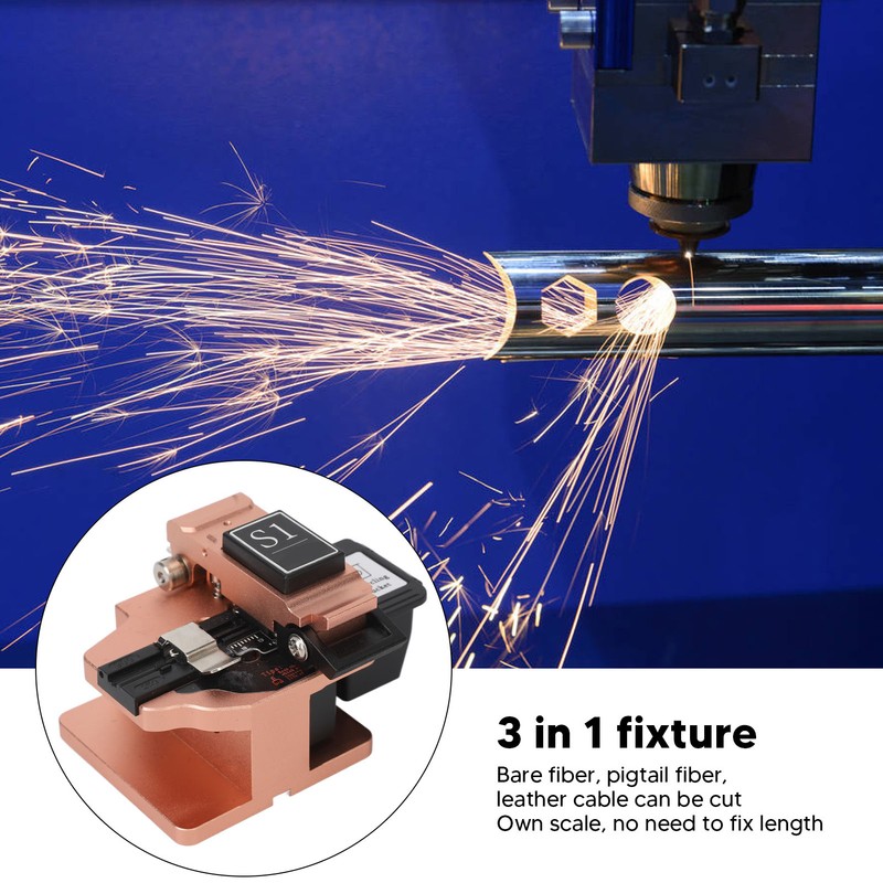 Optical Fiber Cleaver Tool FTTH Optic Cable Wire Cutter 60000