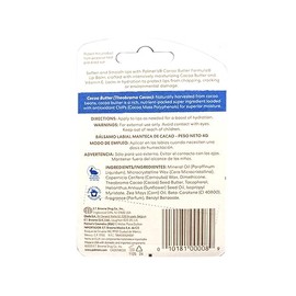 Bálsamo labial de Palmers con fórmula de manteca de cacao con factor de protección solar 15. 0.15 oz, paquete de de 3, 4, 3