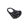 Komonee Face Mask Washable Reusable Black Paisley Dustproof Cloth Mouth