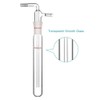 stonylab Glass Vacuum Cold Trap Bubbler with 10mm Serrated Hose,