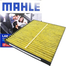MAHLE LAK564P Air Conditioner Filter, Antibacterial, Antiviral, Deodorizing, PM2.5 Removal, Anti-Allergen, Mold / Dust Mite Resistant, High Dust Removal, Natural Polyphenols, 3-Layer Construction