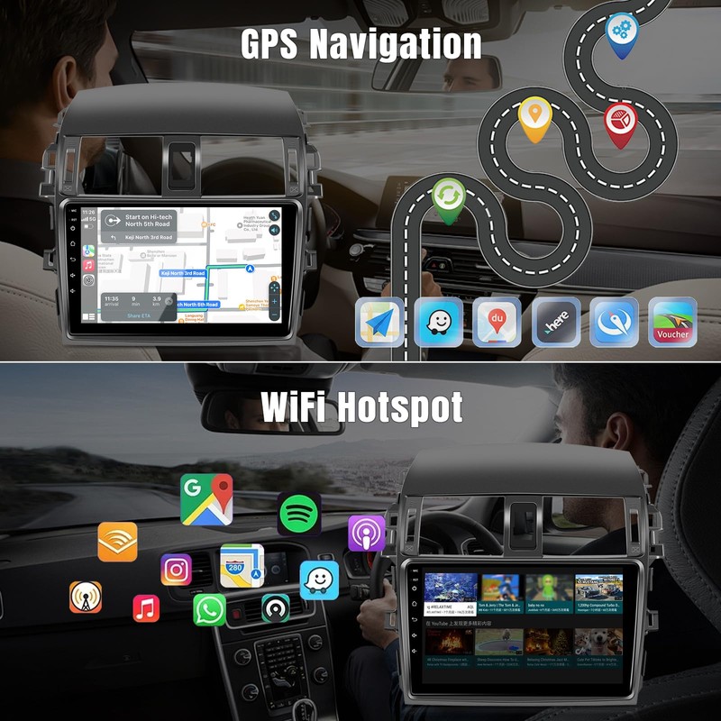 Leadfan Carplay for Toyota Corolla 2009-2013 Car Radio Wireless CarPlay