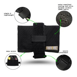 PACK2RIDE Blossom - Bolsa enrollable para bicicleta, resistente al agua, tela cordura duradera y kit de herramientas para bicicleta, almacenamiento debajo del asiento, bolsa de bicicleta, rollo de