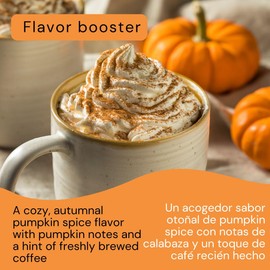 Pumpkin Spice Latte Natural Flavor Sensatika 4 fl oz - Natural Food Flavor for coffee syrups, baking, ice cream and desserts