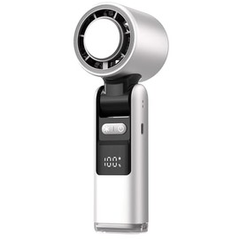 Misticool ArcticPad Portable Peltier Chill-Pad Fan with LED Display, 13K RPM & 100 Speeds (2–6 H Runtime & 1.5 H Fast Charge) 4000 mAh (Snow White)