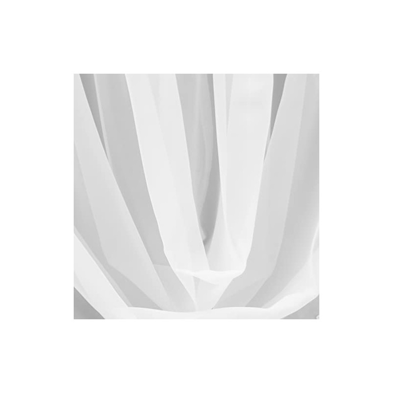 Plain Beaded Voile Swags Net Curtains Voile Swag Valance Pelmet