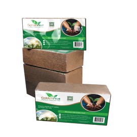Organic Coconut Peat Bricks (650g X 24 Pack) – Low EC, Sustainable Growing Medium for Gardens, pots, and Seed Starters. Just add Water to Transform Each Brick into 8-10L of Fluffy Nutrient-Rich Coir