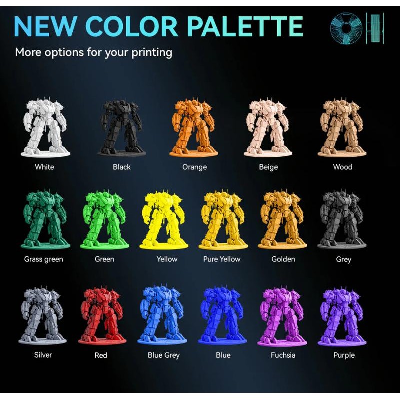 PLA+ 2.0, Upgraded PLA+(PLA Plus), 3D Printer Filament 1KG:_PLA+ 2.0