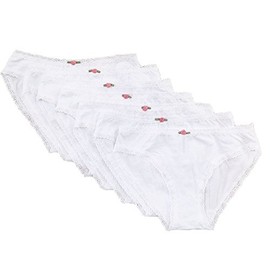 ESME JU60 Junior Teen Panty Underwear Size Junior Small 16 7Day White (7PCs)