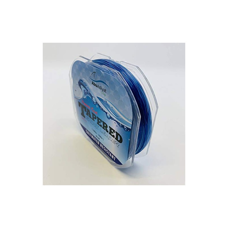 AbuAdiyat fishing POWER CAST TAPERED SHOCK LEADER (13mX5) (Blue, 18-70lbs)