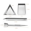 Kcgani 4 Pcs Bead Scoop Craft Jewelry Bead Diamond Scoop