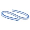 Flexible Curve Ruler, Vinyl Plastic Double Sided Flexible Measurement Tool