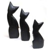 Purity Style Wooden Cat Gift Fair Trade, Hand Carved Set