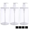 Cosywell Pump Bottle Dispenser Plastic Pump Bottles Refillable Bottles Wide