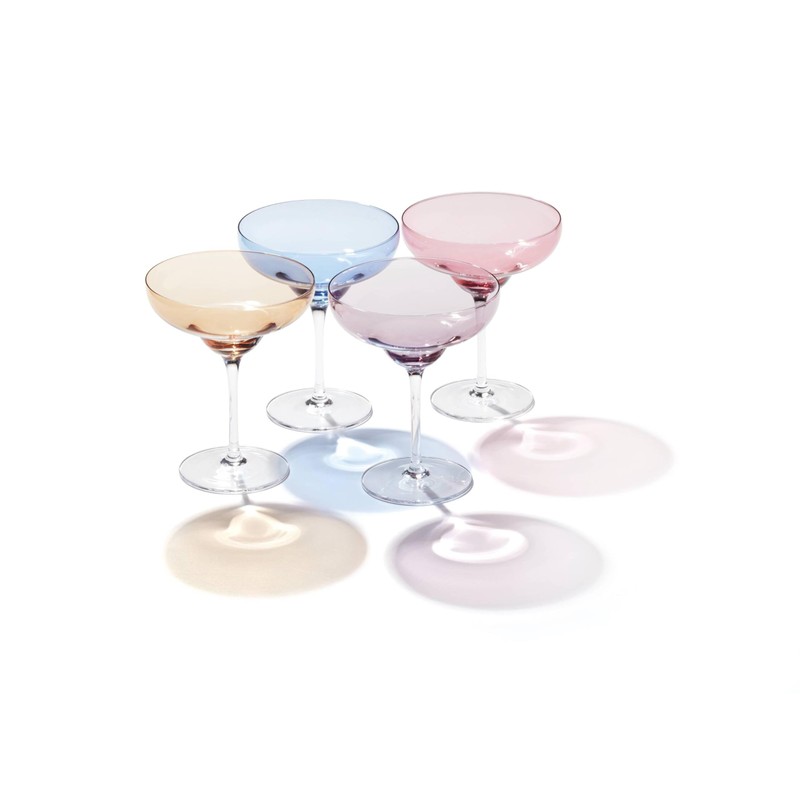 Oneida True Colors Margarita Glasses, Set of 4, 4 Count,