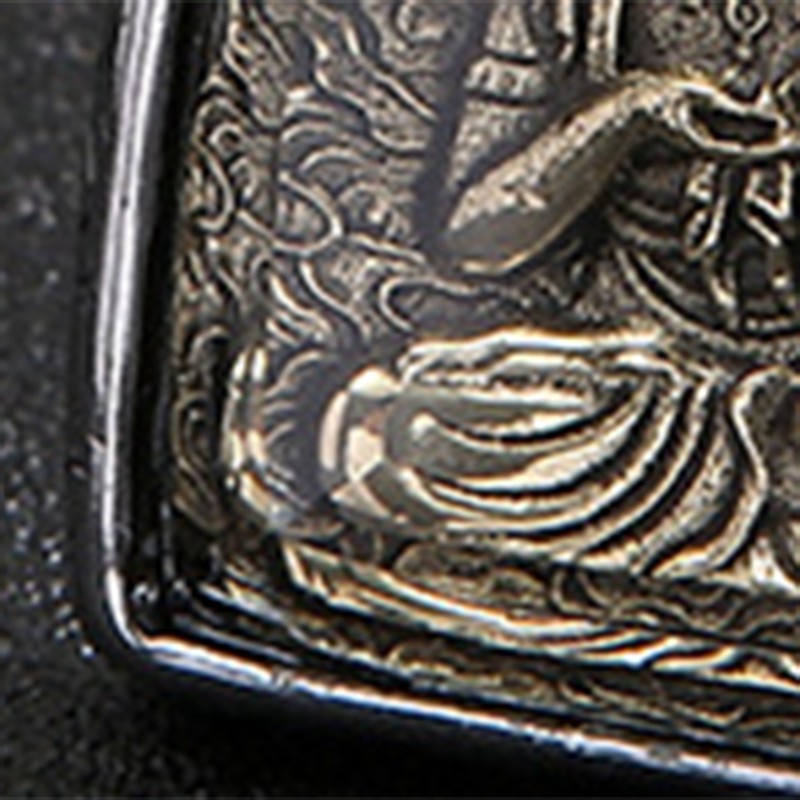 Buddha Pendant Arc Cutting Ethnic Style Beautiful Practical Stainless Steel