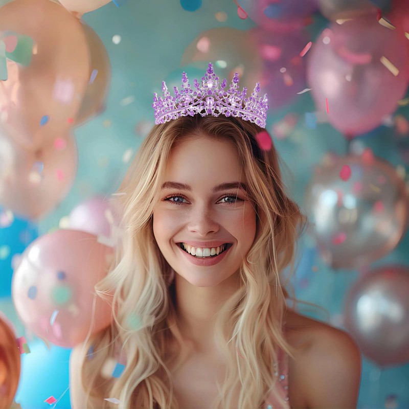 Schmoopy Tiara Crown for Women, Hair Accessories for Party Wedding