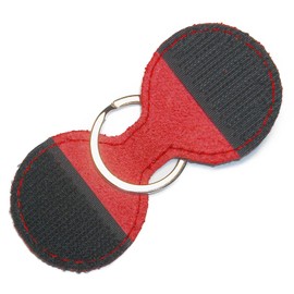 Leather Workshop Satou QUICPay Edy Women's Key Holder, Cute Round Coin Case, 500 Yen Coin, Storage of 2, Leather, Genuine Leather, Keyring, Coin, Electronic Money/Made in Japan, red