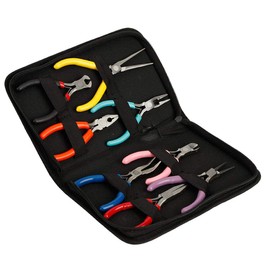 8Pcs Jewelry Making Pliers Steel Mini Pliers Long Round Flat Nose Pliers Jewelry Making Processing Tool pliers set for 3d printing bead smith mini pinzas Zestawy szczypiec