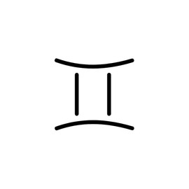 Fake Tattoo Zodiac Sign - Temporalis® | Adult Temporary Tattoos - EU Certified Cosmetics, Vegan & Waterproof - Lasts 1 to 2 Weeks [Twins - XS]