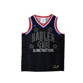 Harlem Globetrotters Wham #40 Black Replica Jersey by Champion Large