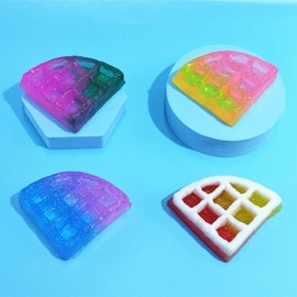 Frog Super Stretch Sticky Stress Relief Squishy Toy, Novelty Fidget Toy, Anti-Anxiety, Party Favours, Classroom Premiums, Goody Bag Stuffers, Pack of 4