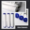 FOMIYES Set di 8 filtri in cotone PP 11,5 cm,