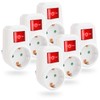 Greate 6 x Switchable Socket with Switch 1 Gang -