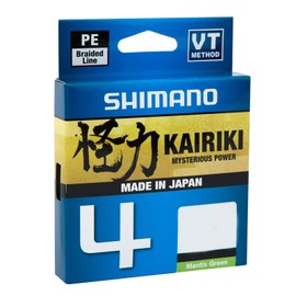 SHIMANO Line Kairiki 4 300 m 0.20 mm 13.8 kg M Green Fishing Rod with Balanced Feel