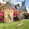Autumn Fall Beagle Dog Pumpkin Harvest Garden Flag Welcome Party