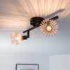 Ceiling lamp in retro design with Copper Cover, 2 x