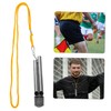 Kisangel Whistle for Referee Metal Whistle Emergency Hiking Lanyard Design