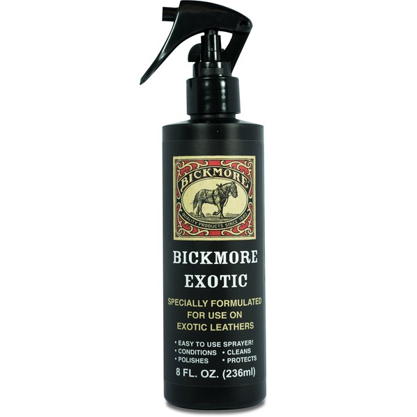 Bickmore Exotic 8oz - Specially Formulated Leather Spray Used to