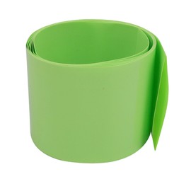 uxcell Battery Wrap PVC Heat Shrink Tubing 40mm Flat Width for AA Power Supplies 5m Length Light Green