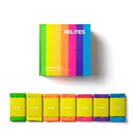 Velites Set of 7 Neon Wrist Wraps | 7 Colours for the Price of 5 | Scratch Protection and Design That Brightens Up Your Workout