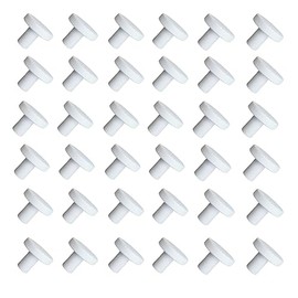 THINNGEN Coral Frag Plugs 70 Pcs Ceramic Coralline Frag Plug Round Base