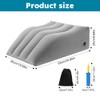 Kakalote Leg Elevating Pillow, Inflatable Wedge Pillows for Sleeping, Travel