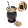 8oz Gourd Tea Cup Double Wall Stainless Steel with Spoon
