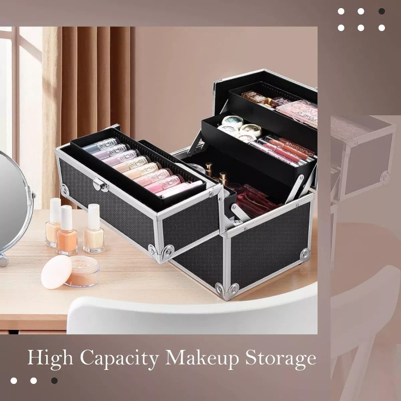 Maquillaje Estuche Organizador De Cosméticos De Maquillaje Portátil